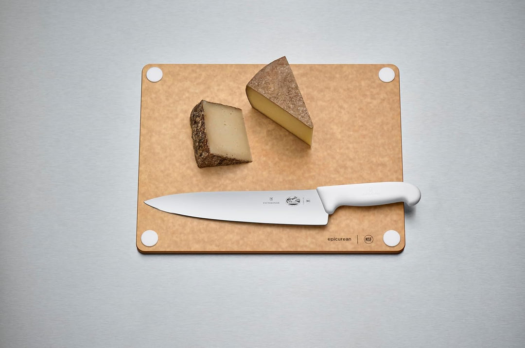 Victorinox Fibrox Kochmesser, Breites Universalmesser für Fleisch, Fisch, Gemüse und Kräuter, 25 cm,