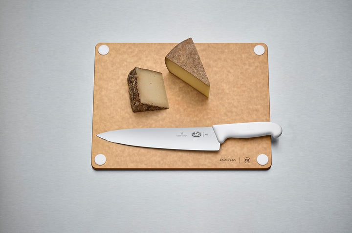 Victorinox Fibrox Kochmesser, Breites Universalmesser für Fleisch, Fisch, Gemüse und Kräuter, 25 cm,