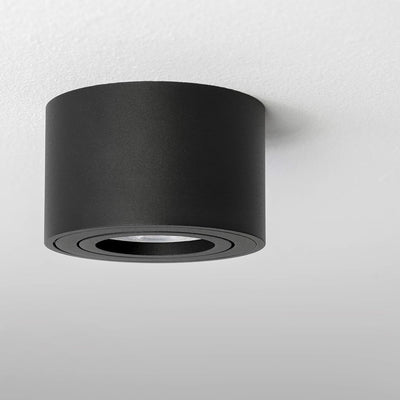 linovum 6 Stück LED Deckenspot SMOL in schwarz - flach & schwenkbar - Decken Aufbauspot inkl LED Mod