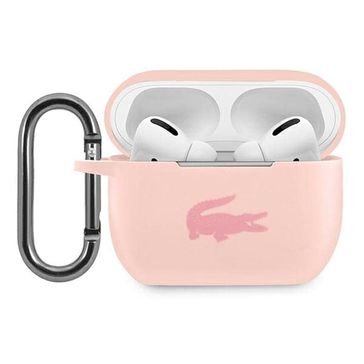 Lacoste LCAPSI Hülle für Airpods Pro Rosa Silicone