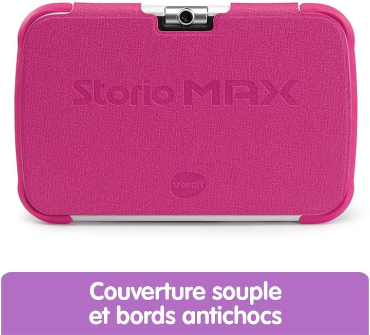 VTech – Tablet Storio Max XL 2. Rosa – 7 Zoll Kinder-Tablet 1% Lernfunktion – französische Version
