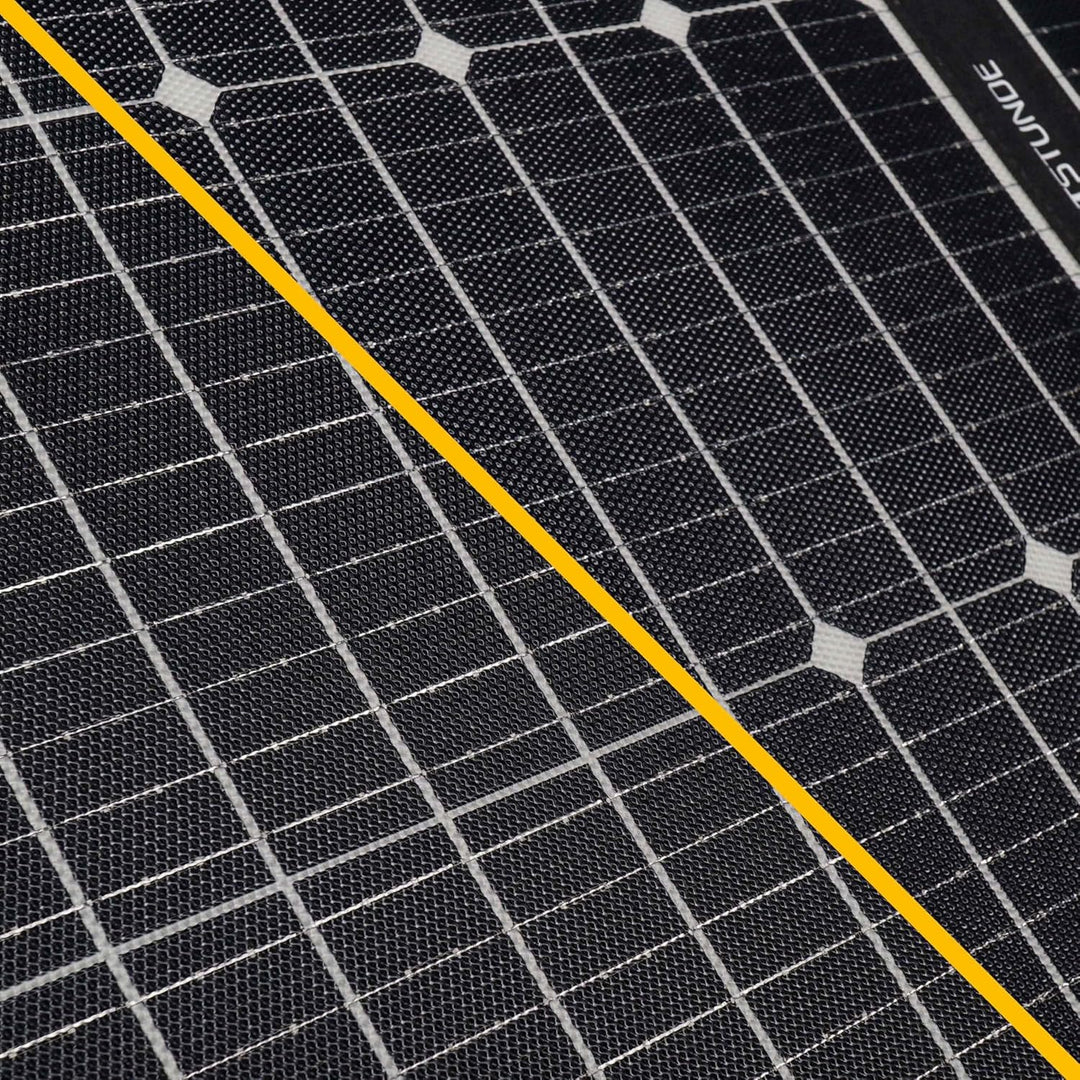 WATTSTUNDE SOLA Ease 100W SunFolder Solartasche - Mobiles 12V Outdoor Solarpanel - faltbares Solarmo