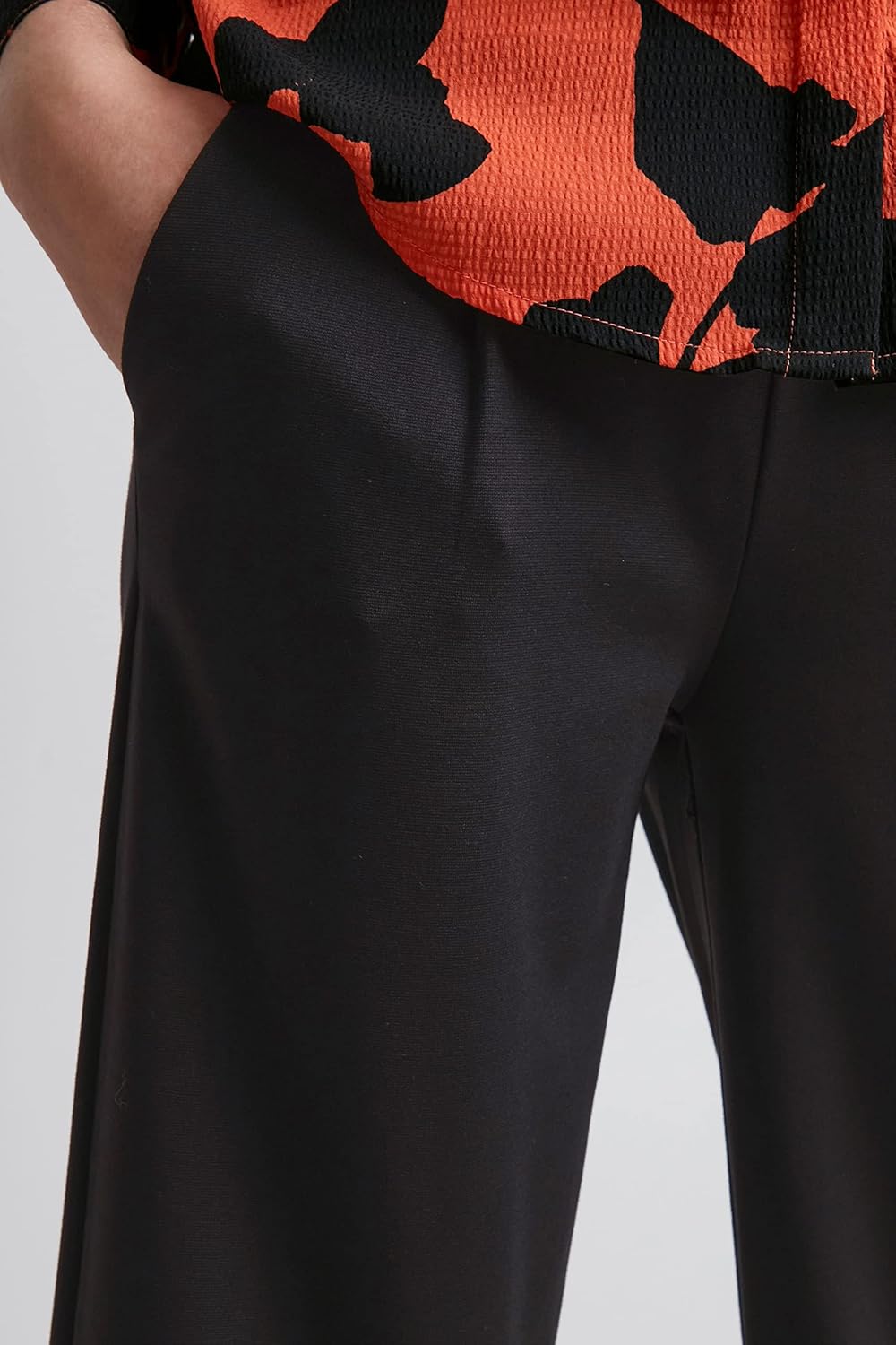 ICHI Damen Ihkate Sus Wide Pa Lässige Hose S Black (194008), S Black (194008)