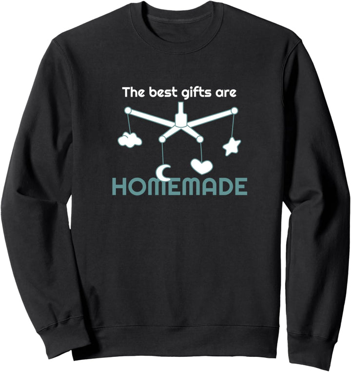 Geschenke sind selbstgemacht Schwangerschaft Mama Baby Sweatshirt