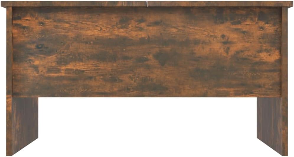 WIFESE Couchtisch Höhenverstellbar 80x50x42,5 cm Beistelltisch Holz Wohnzimmertisch Modern Stilvolle