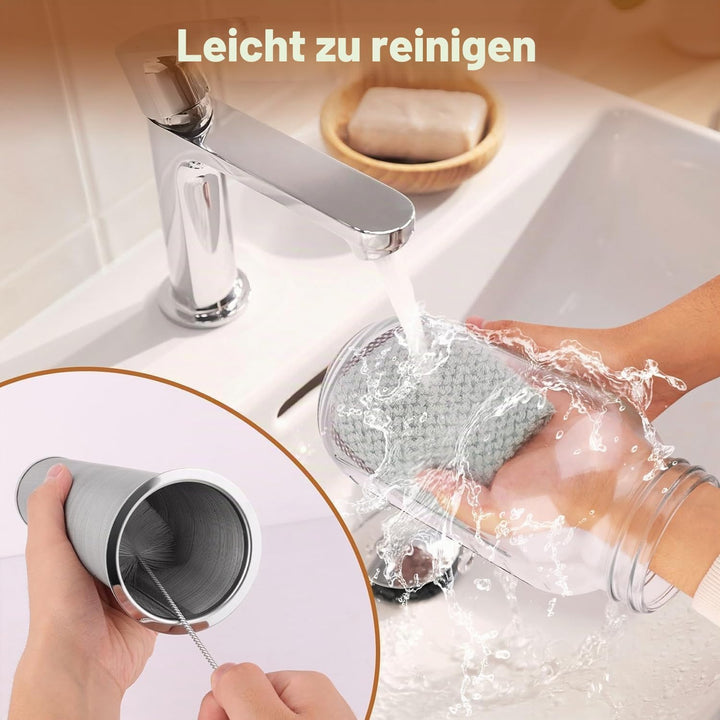 Cold Brew Kaffeebereiter, 1.8L Cold Brew Coffee Maker, Deckel mit Griff und Edelstahlfilter, Kaffeeb