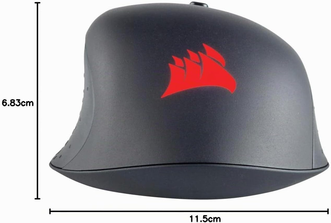 Corsair Harpoon PRO RGB Wired Lightweight FPS/MOBA Gaming Mouse - 12.000 DPI - 6 Programmierbare Tas