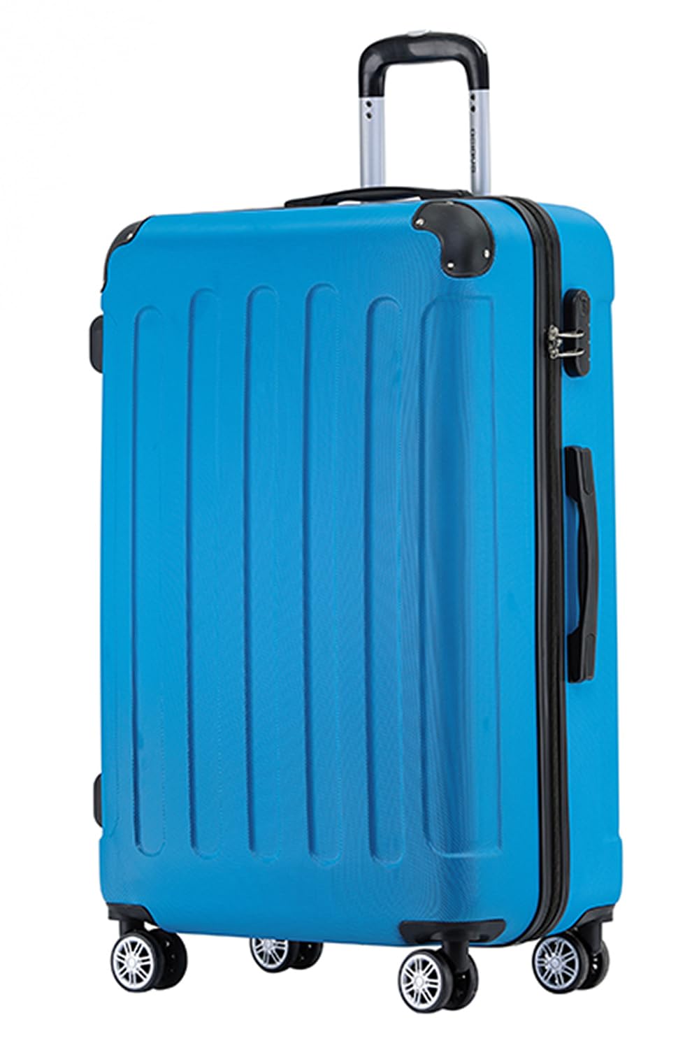 BEIBYE Zwillingsrollen Hardcase Reisekoffer Koffer Trolleys Hartschale in XL-L-M in 14 Farben (Türki