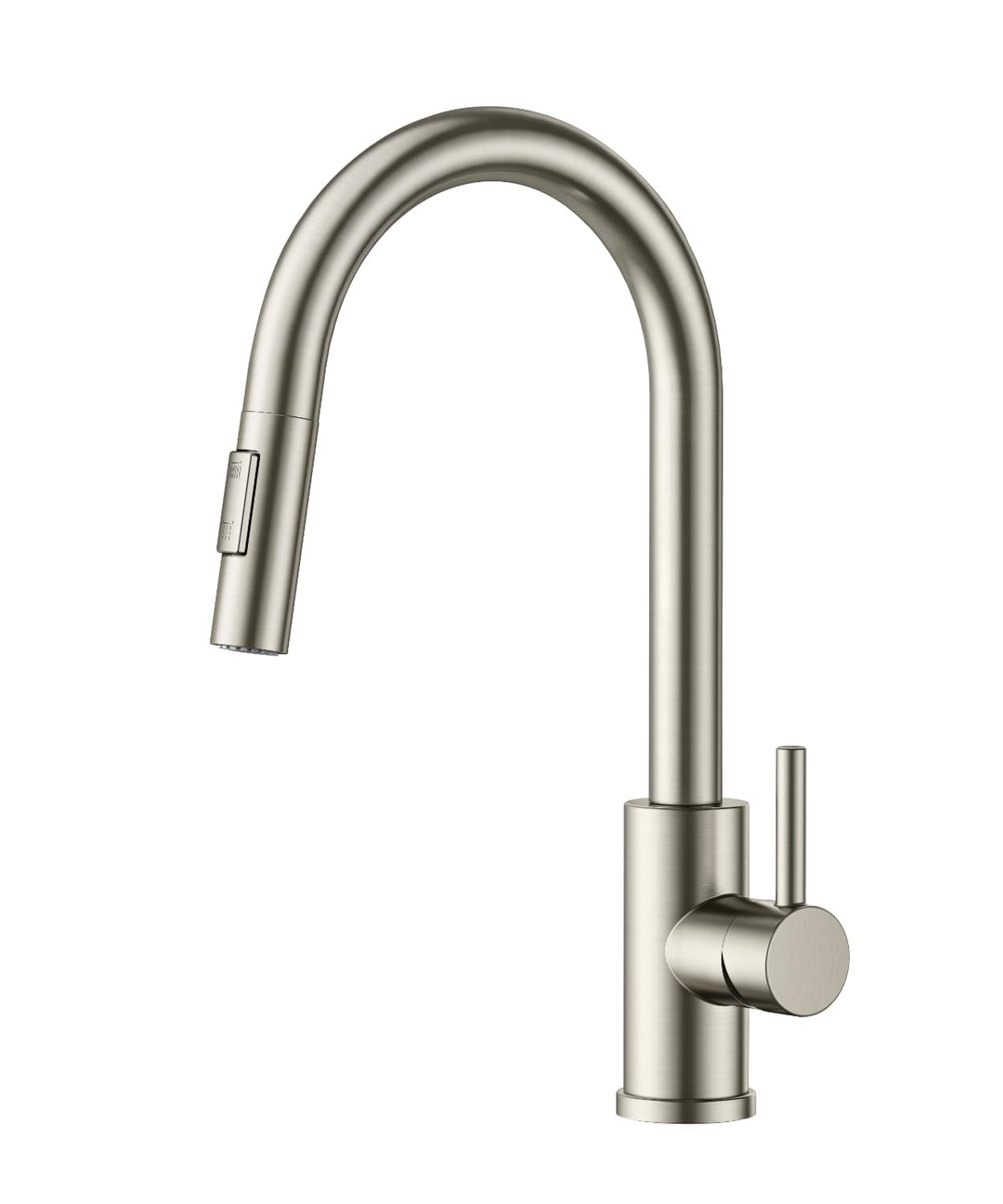 FORIOUS Wasserhahn Küche, Hoher Bogen Küchenarmatur mit Herausziehbarer Brause Ausziehbar Armatur, M