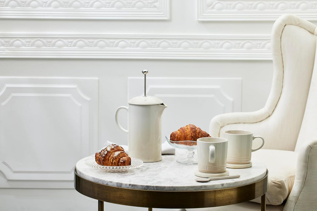 Le Creuset Kaffeebereiter aus Steinzeug, 1 L, Meringue, 60706087160003 Nectar, Nectar