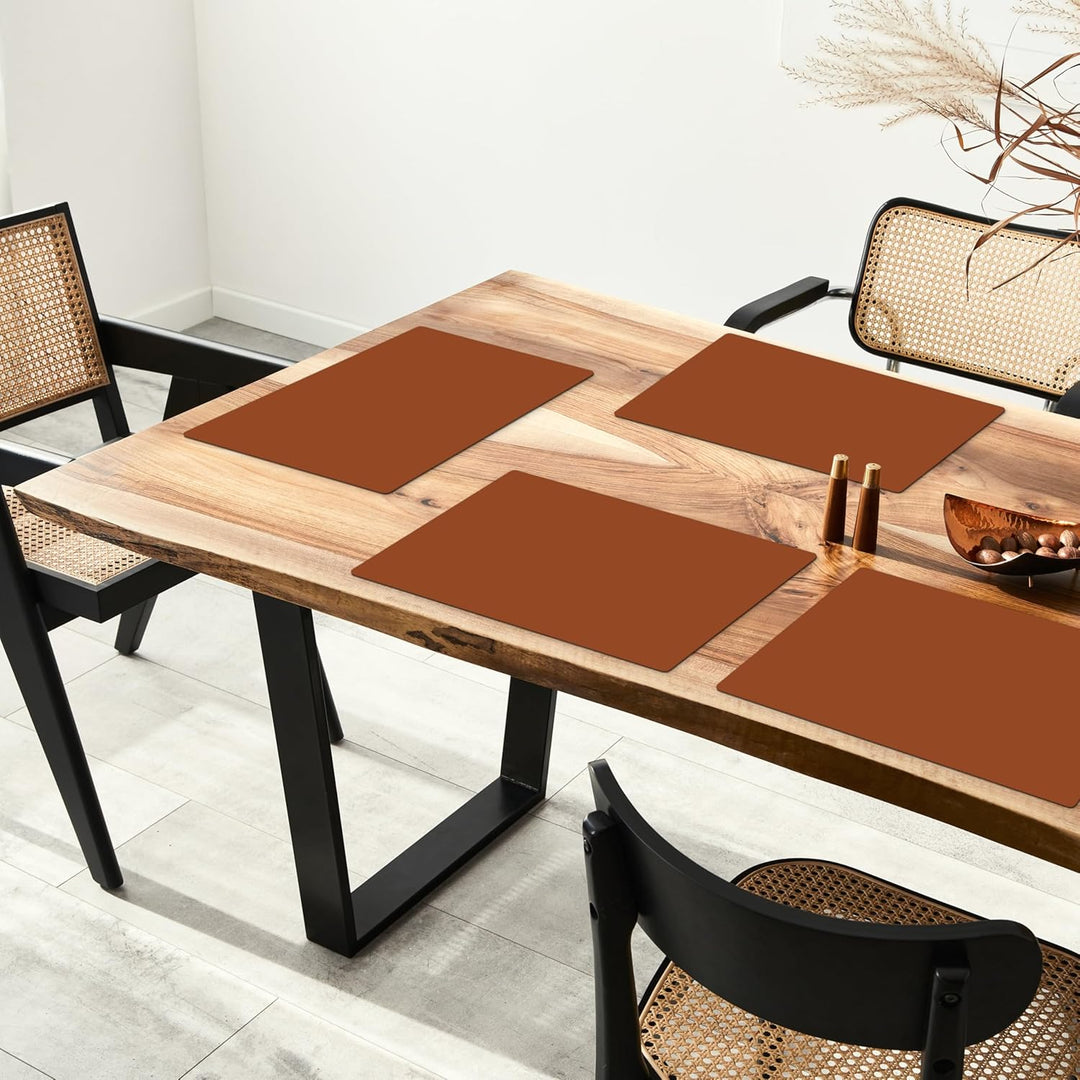 KitchenYeah© Platzsets Abwaschbar 6-Teilig 45x30 cm Tischsets Platzdeckchen Platzset Unterlage Tisch