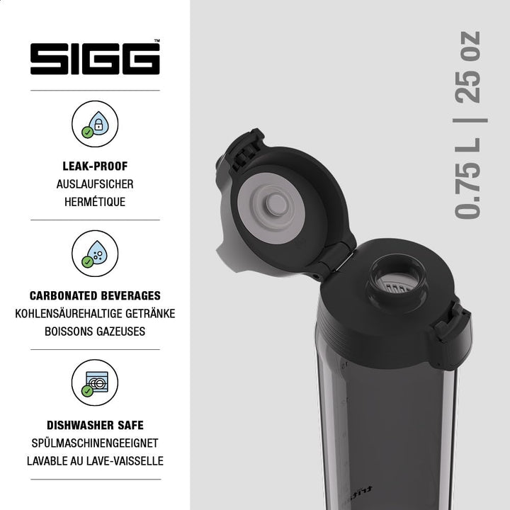SIGG - Tritan Trinkflasche - Total Color ONE ONE - Für Kohlensäurehaltige Getränke Geeignet - Spülma