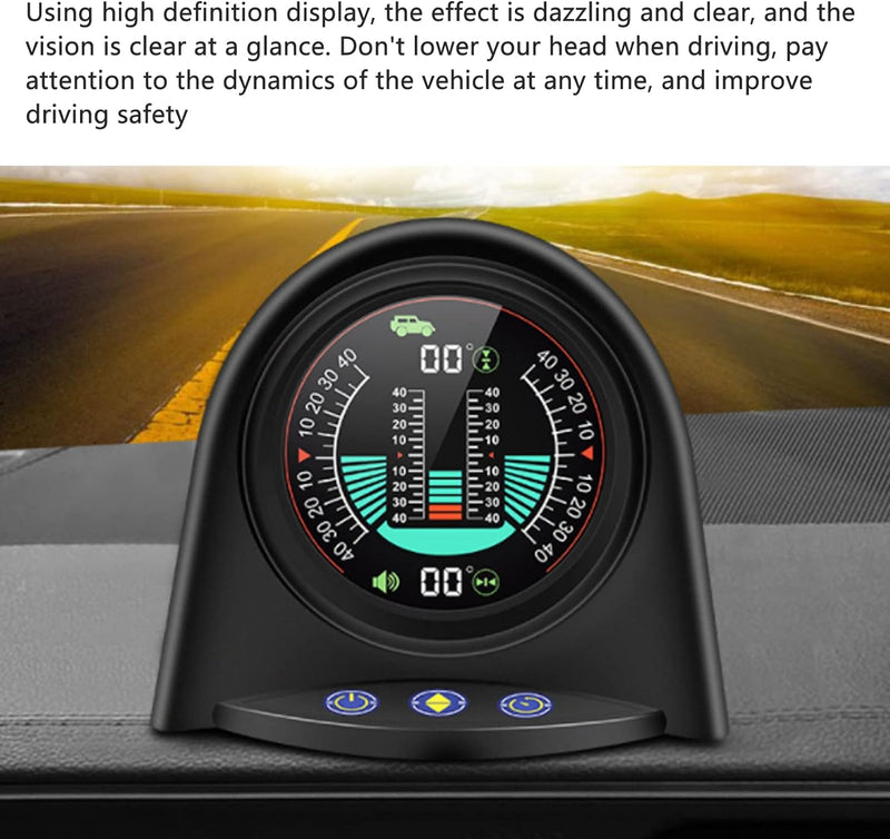 Digitaler Neigungsmesser für das Auto, Fahrzeug-Neigungsmesser, Neigungsmesser, HUD-Winkelneigungsme