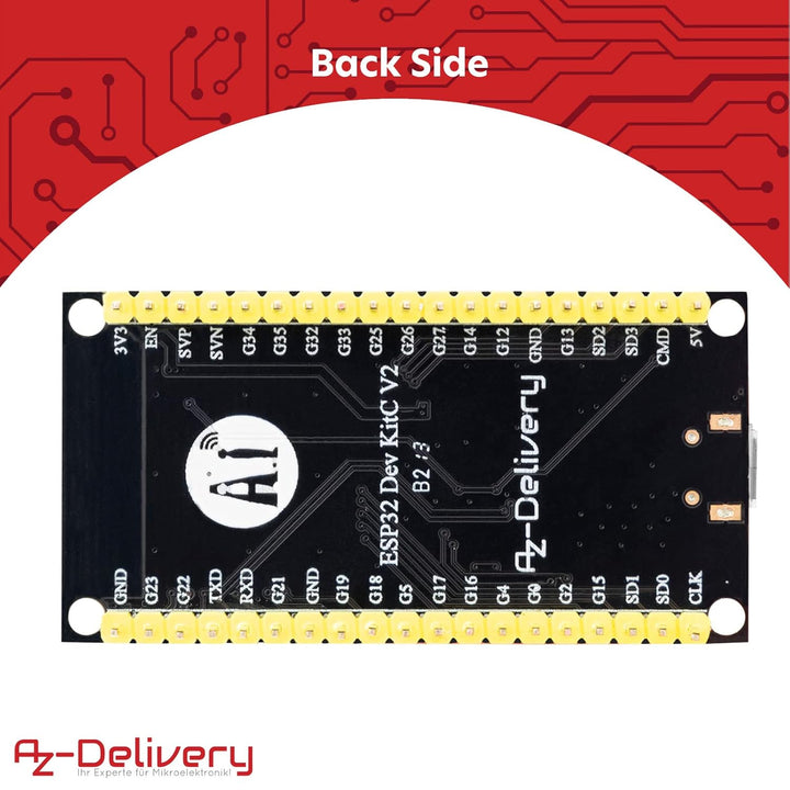 AZDelivery 3 x ESP32S NodeMCU Module WLAN WiFi Dev Kit C Development Board mit CH340 (Nachfolgermode