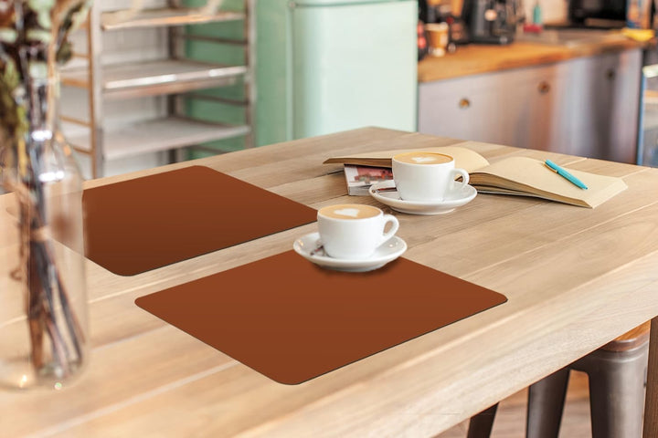 KitchenYeah© Platzsets Abwaschbar 6-Teilig 45x30 cm Tischsets Platzdeckchen Platzset Unterlage Tisch