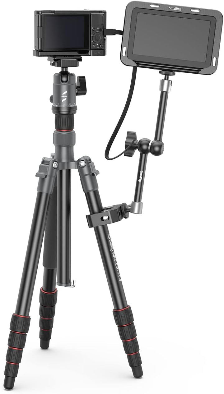 SMALLRIG Super Clamp und Magic Arm (11") mit Kaltschuhhalterung für Monitor, LED-Licht, Mikrofon - 3