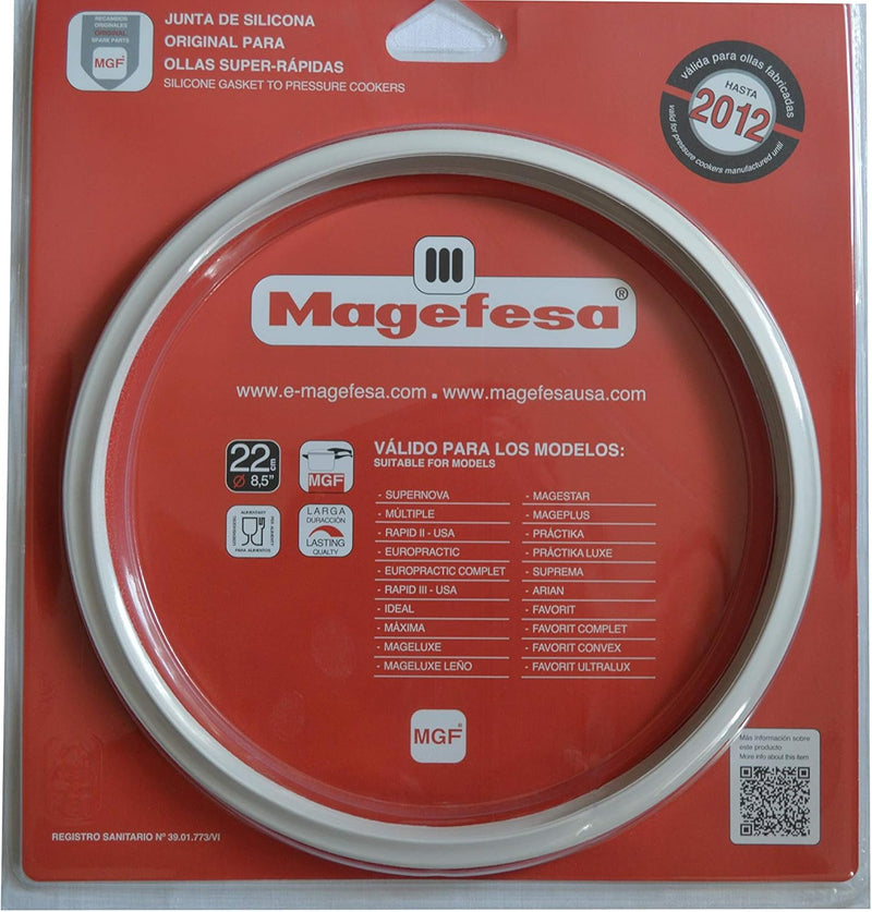 Magefesa Dichtungsring aus Edelstahl für Schnellkochtöpfe, 2,0 Pints, kompatibel III, Mage Star, Fav
