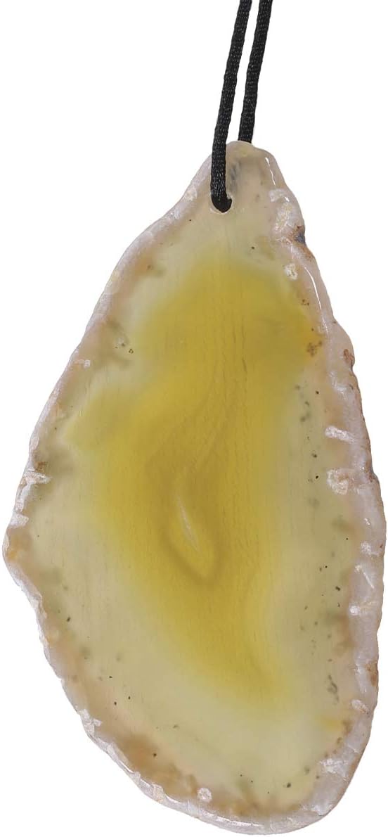 Nupuyai 10 Stück Achatscheiben Anhänger Edelstein Geode Achat Scheiben mit Loch für Schmuckherstellu