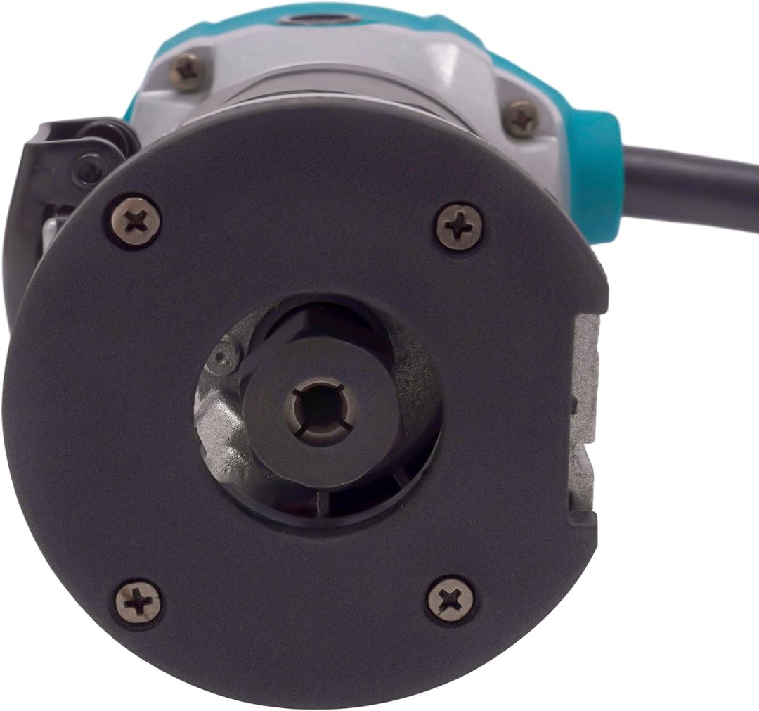 2000W Elektrischer Trimmfräser, 40.000r/min Oberfräse mit 15 Fräser-Bits Staubschutzhaube für Nuten