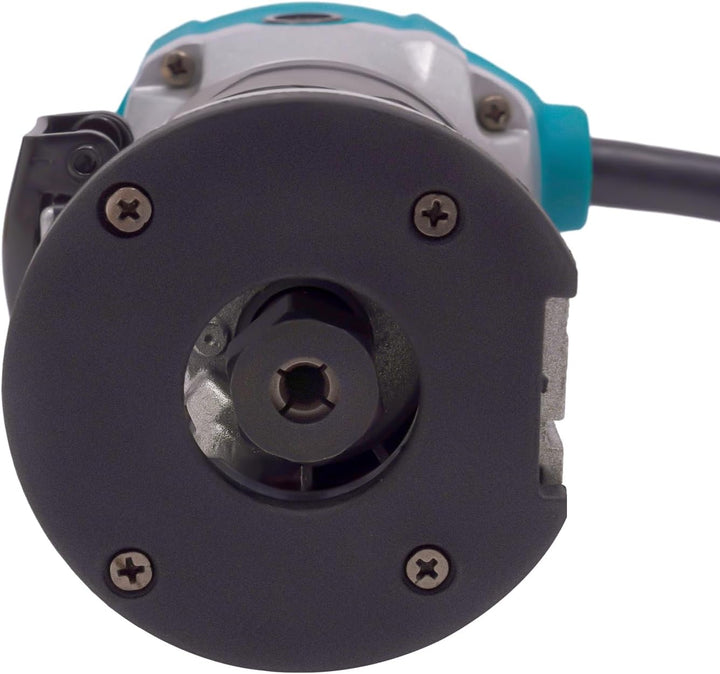 2000W Elektrischer Trimmfräser, 40.000r/min Oberfräse mit 15 Fräser-Bits Staubschutzhaube für Nuten