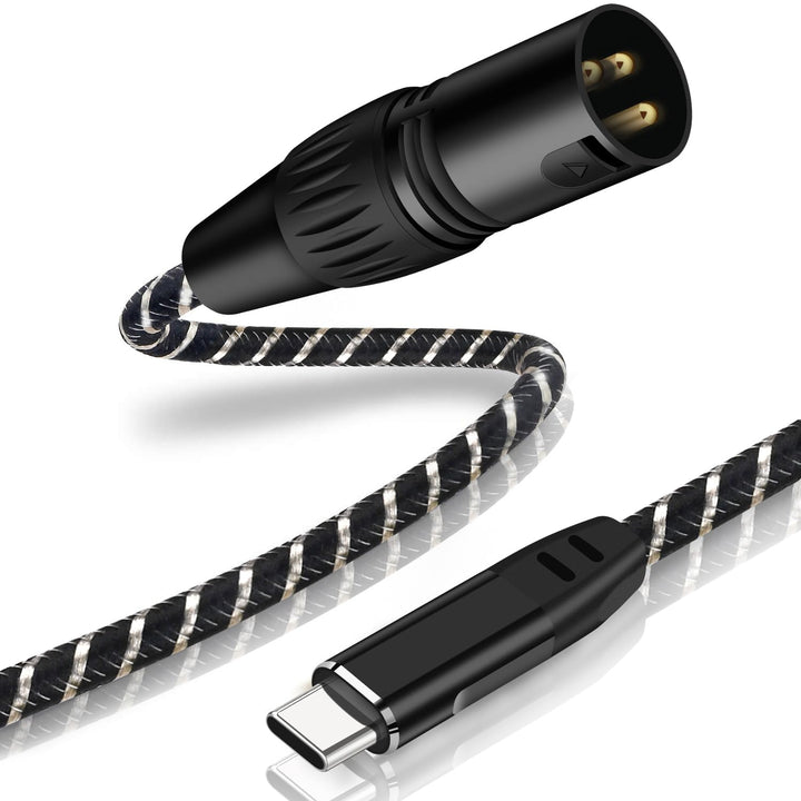 USB C auf XLR Audiokabel,2M Type C auf XLR Male Output Stereo Kabel,für Verstärker, Lautsprecher, Mi