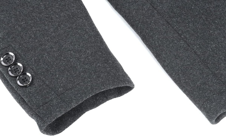 YOUTHUP Herren Mantel mit Winterweste Kurzer Wolle Wintermantel Winter Outdoor Dicker Wollmantel M G