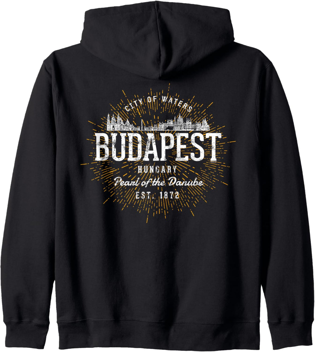 Ungarn Vintage Budapest Retro Kapuzenjacke
