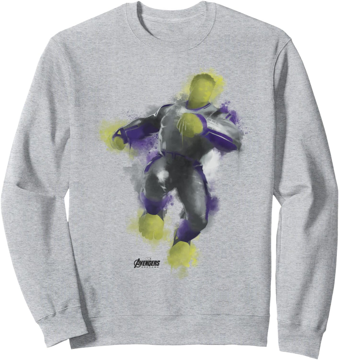 Marvel Avengers: Endgame Hulk Spray Paint Portrait Sweatshirt