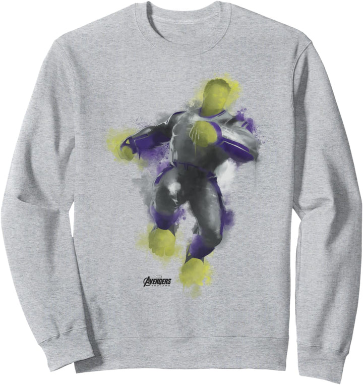 Marvel Avengers: Endgame Hulk Spray Paint Portrait Sweatshirt