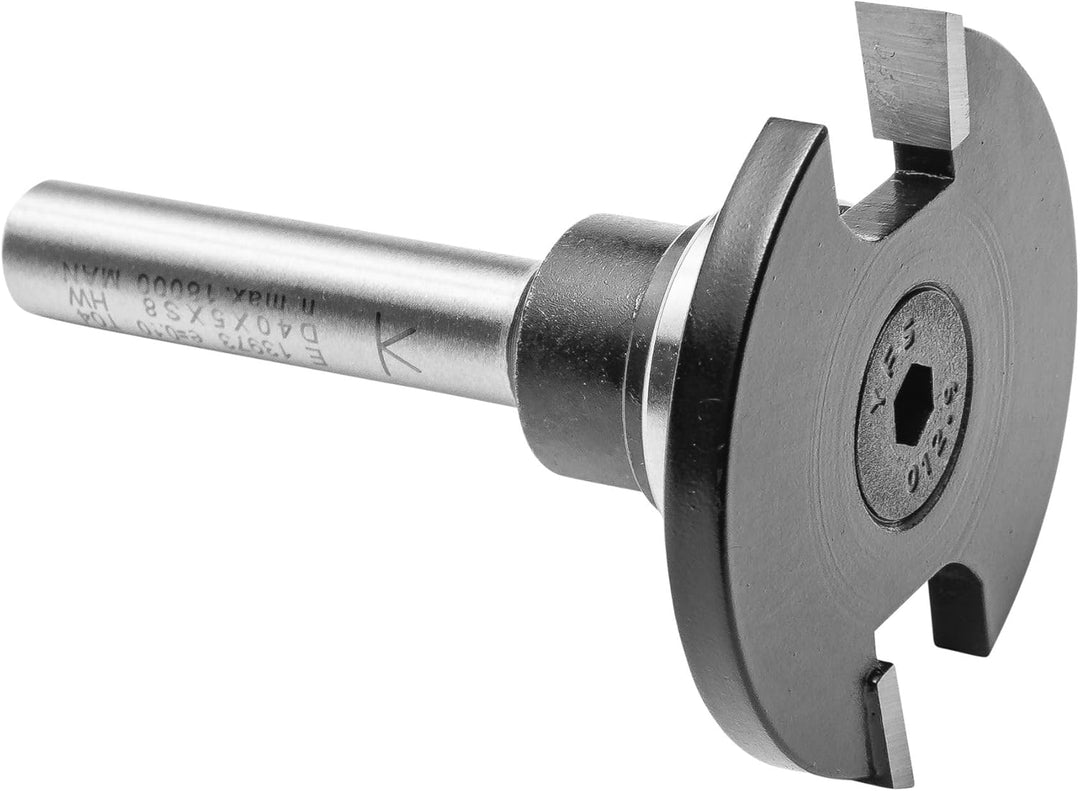 ENT 13973 Scheibennutfräser HW, Schaft (S) 8 mm, Durchmesser (D) 40 mm, NL 5 mm, ØKL 19 mm, T 10,5 m