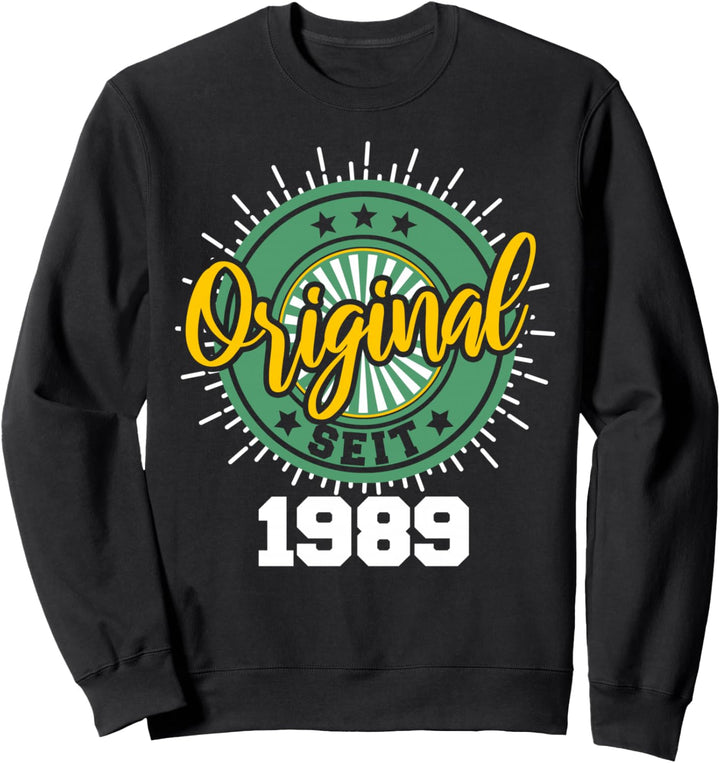 35. Geburtstag Mann Frau 35 Jahre 1989 Deko Lustig Geschenk Sweatshirt