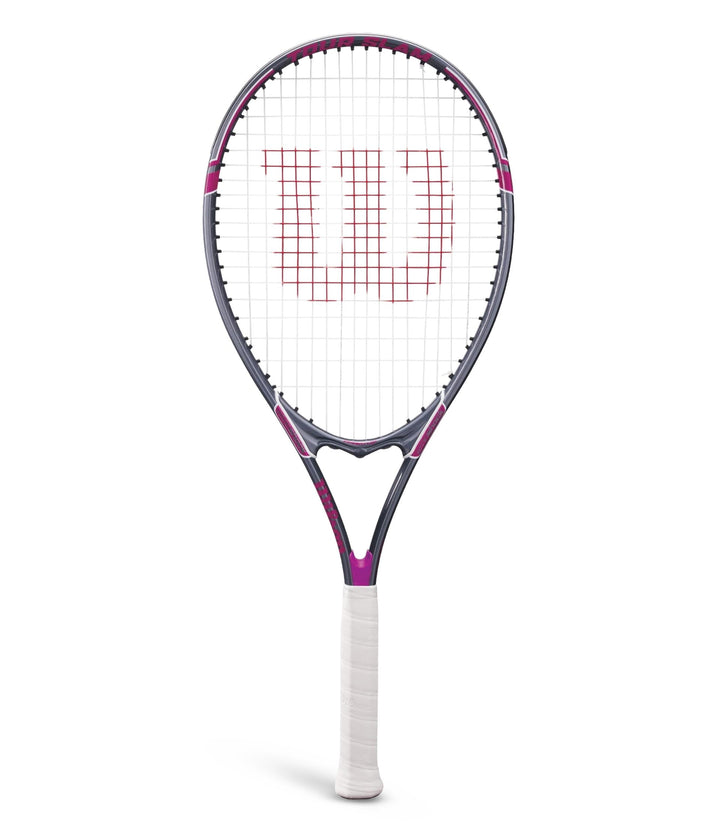 WILSON Tour Slam Tennisschläger für Erwachsene Grip Size 2 - 4 1/4" pink / grau, Grip Size 2 - 4 1/4