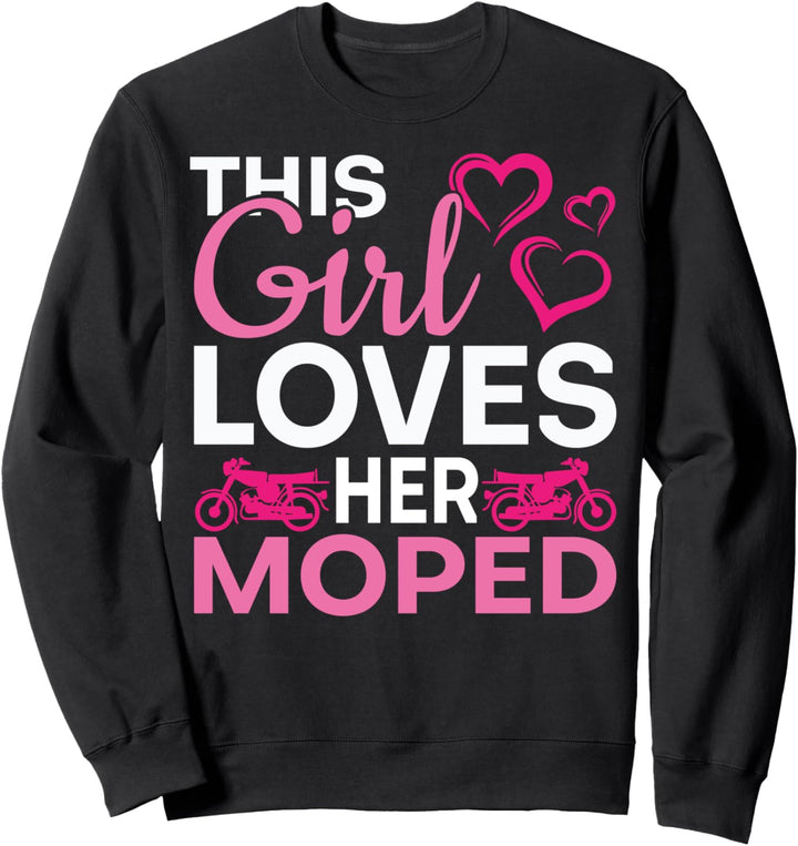 Dieses Mädchen Liebt Ihre Simson-S51 Moped Sweatshirt