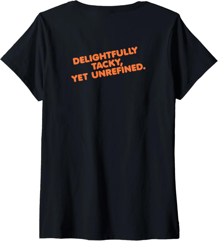 Hooters Throwback-Logo T-Shirt mit V-Ausschnitt