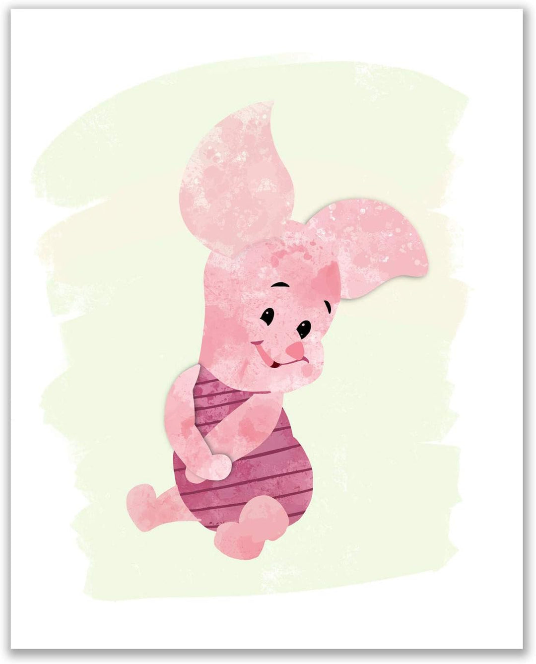 Winnie Puuh Aquarell-Kunstdrucke für Kinderzimmer, Set mit 5 Fotos – 20,3 x 25,4 cm, Ferkel, Tigger