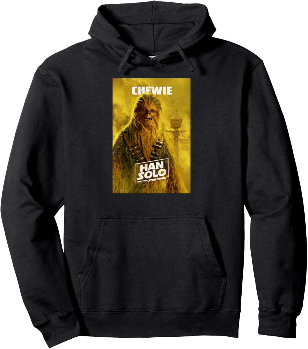 Star Wars Han Solo Chewie Smoke Portrait Pullover Hoodie