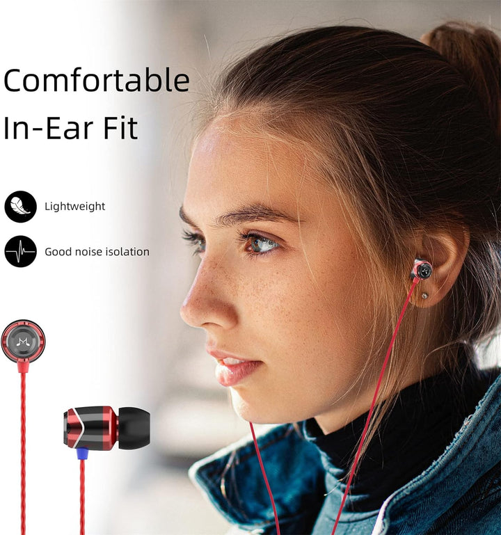 SoundMAGIC E10 Kabelgebundene Kopfhörer ohne Mikrofon, HiFi-Stereo-Ohrhörer, geräuschisolierende In-