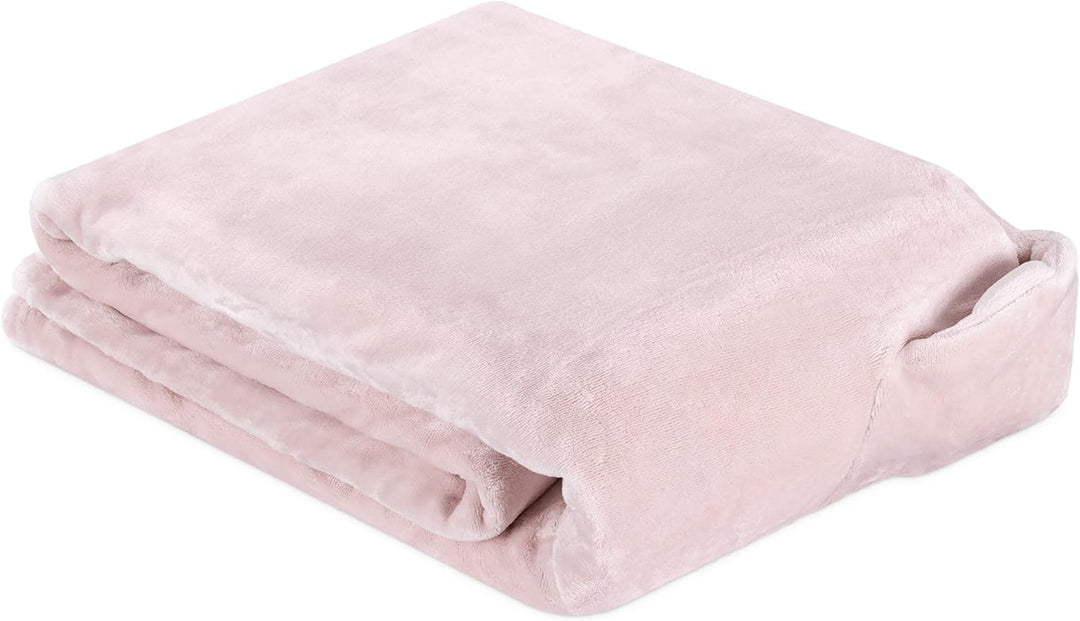 HOMELEVEL Decke mit Ärmeln 200 x 150 cm - XL Kuscheldecke zum Anziehen aus Microfaser - TV Wohndecke