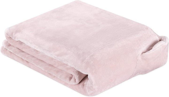 HOMELEVEL Decke mit Ärmeln 200 x 150 cm - XL Kuscheldecke zum Anziehen aus Microfaser - TV Wohndecke