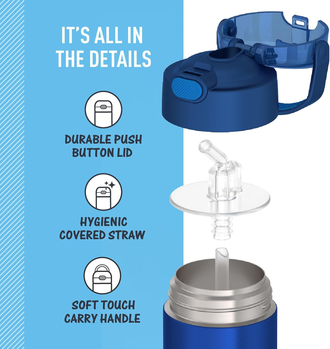 Thermos Blue Funtainer 12 Ounce Bottle Blau Flasche, Blau Flasche