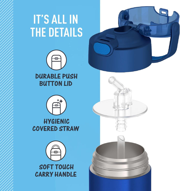 Thermos Blue Funtainer 12 Ounce Bottle Blau Flasche, Blau Flasche