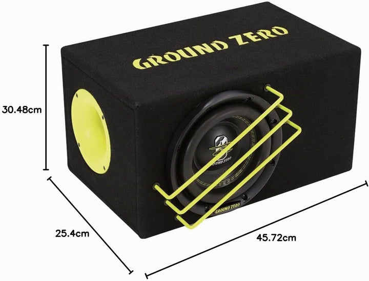 Ground Zero GZRB 20SPL - 20cm Bassreflex SPL Subwoofergehäuse