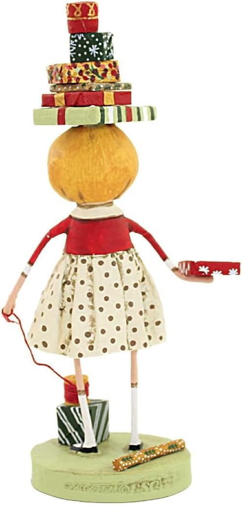 Lori Mitchell 14463 Wrappings and Ribbons Figur 21,6 cm Mehrfarbig, Mehrfarbig