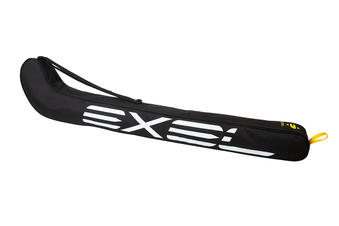 EXEL Floorball/Unihockey Schlägertasche Standard schwarz für bis zu DREI Floorballschläger
