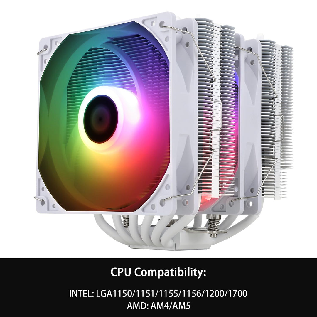 Thermalright Peerless Assassin 120 SE ARGB CPU-Luftkühler, 6 Heatpipes, Dual 120 mm TL-C12CW-S Lüfte