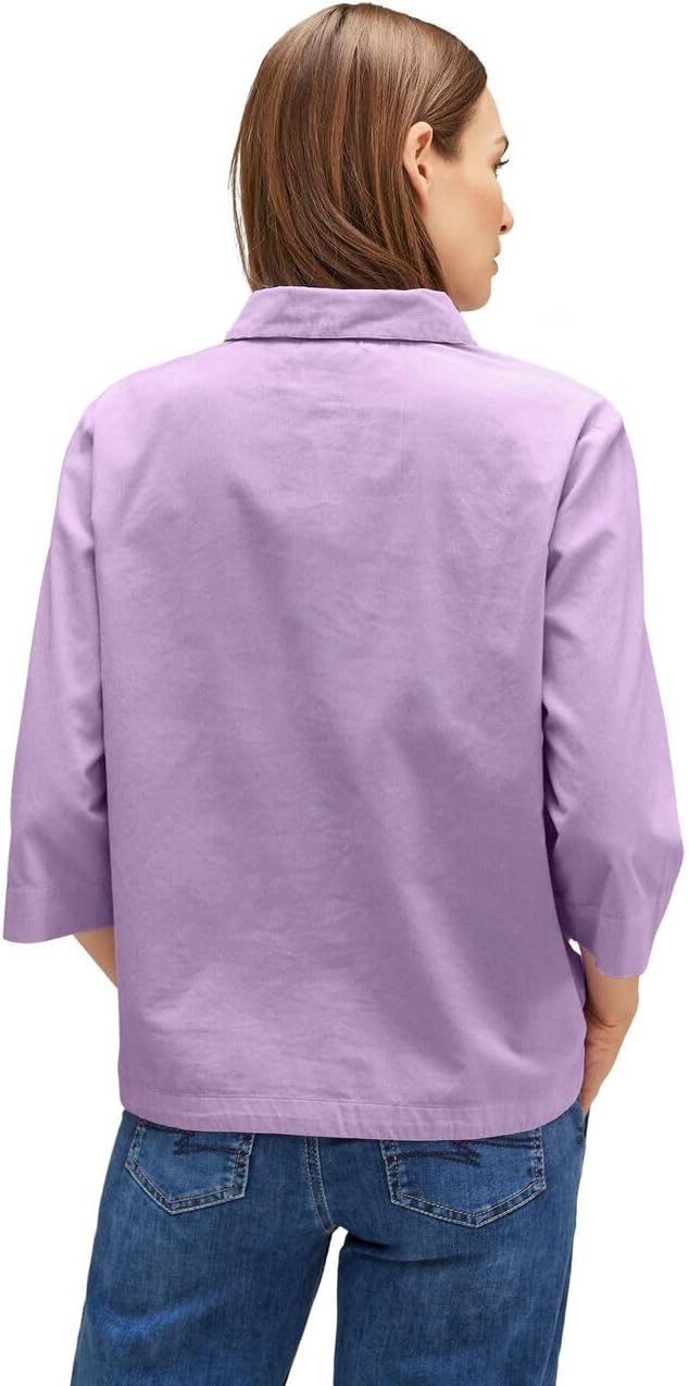 Street One Damen Blouse, Soft Pure Lilac