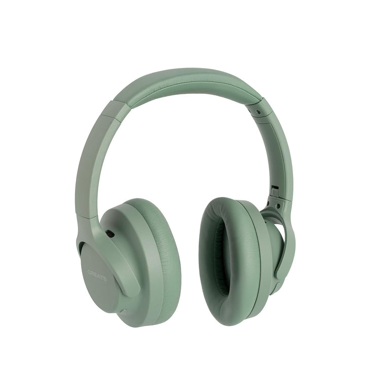 CREATE / Headphones ANC Studio/Kabellose Kopfhörer mit Kopfbügel Salbeigrün/Geräuschunterdrückung, z