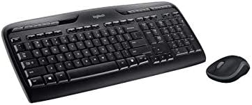 Logitech MK330 Kabelloses Tastatur-Maus-Set, 2.4 GHz Verbindung via Unifying USB-Empfänger, 4 progra