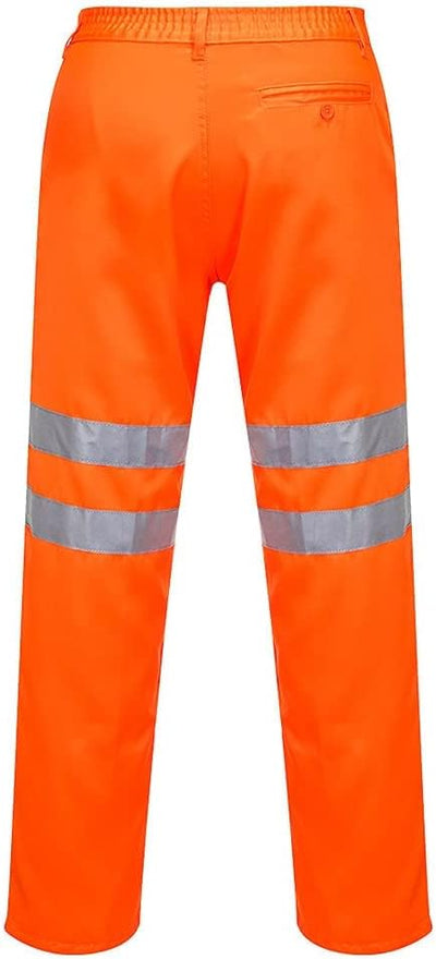 Portwest Warnschutz-Hose aus Polyester-Baumwolle RIS, Grösse: XS, Farbe: Orange, RT45ORRXS XS Orange