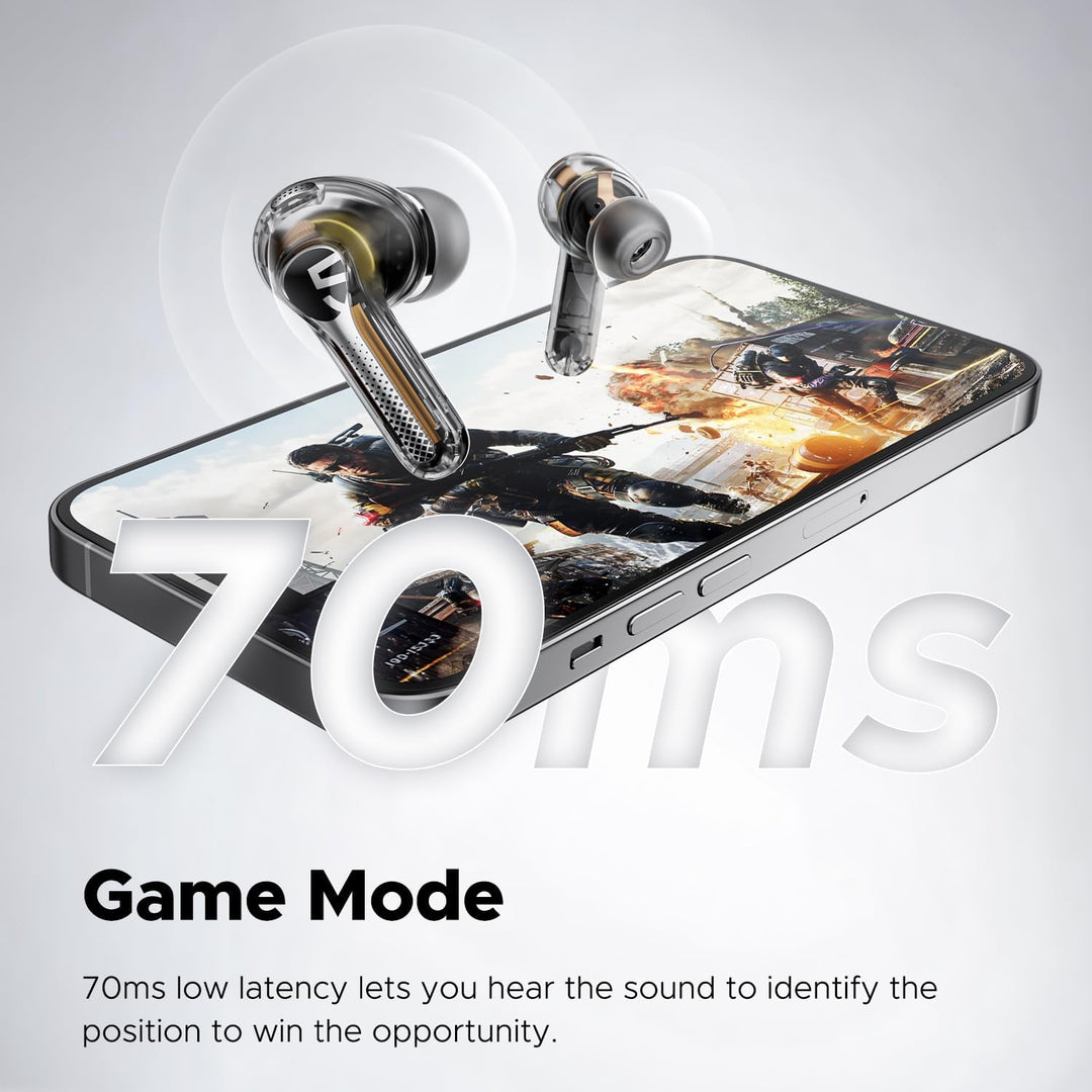 SoundPEATS Bluetooth Kopfhörer Capsule3 Pro, Hi-Res Audio-Kopfhörer mit LDAC, Hybrid Active Noise Ca